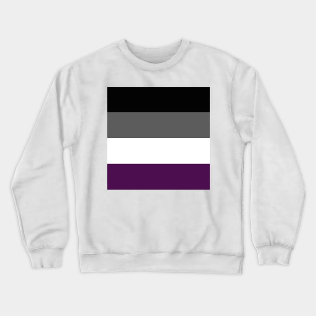 Asexual Flag Crewneck Sweatshirt by s.hiro